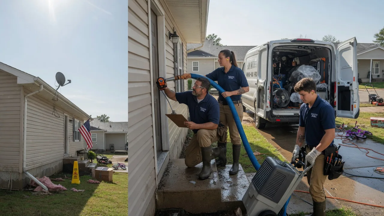 Ceiling Water Damage Restoration in Smithville, MO near me